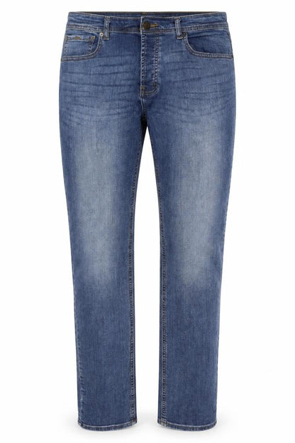 Denim Co. Men’s Blue W34 L34 Slim Straight Stretch Jeans