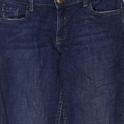 Dorothy Perkins Women Blue UK 14 Skinny Distressed Stretch Jeans