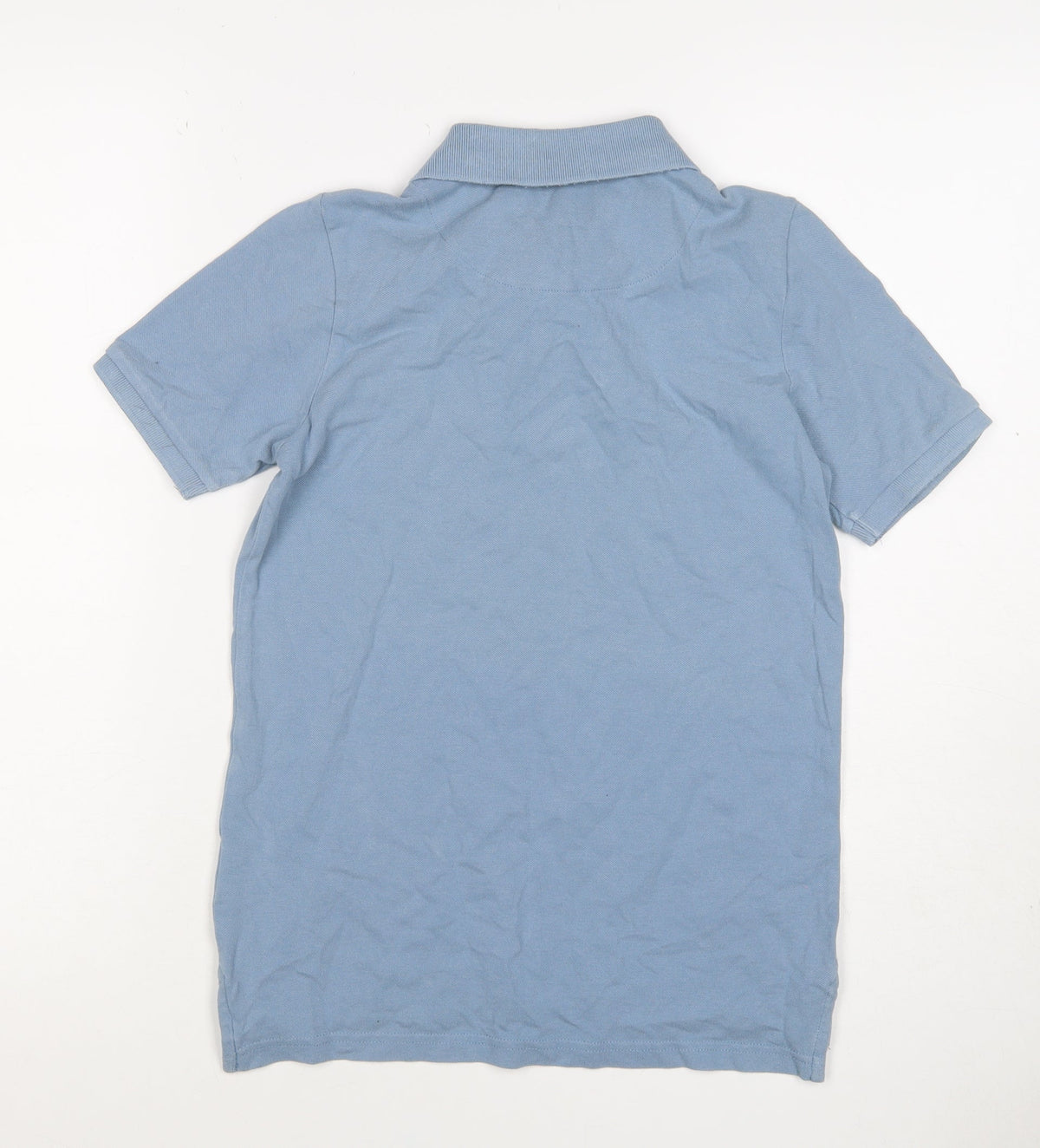 Lyle & Scott Boys Blue 10-11 Years Basic Cotton Eagle Logo Polo Shirt