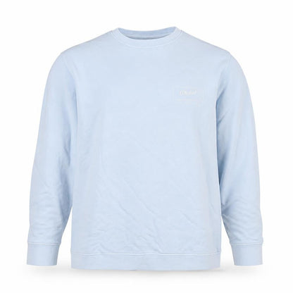 Marks and Spencer Men Blue L Logo Crew Neck Pullover Sweatshirt