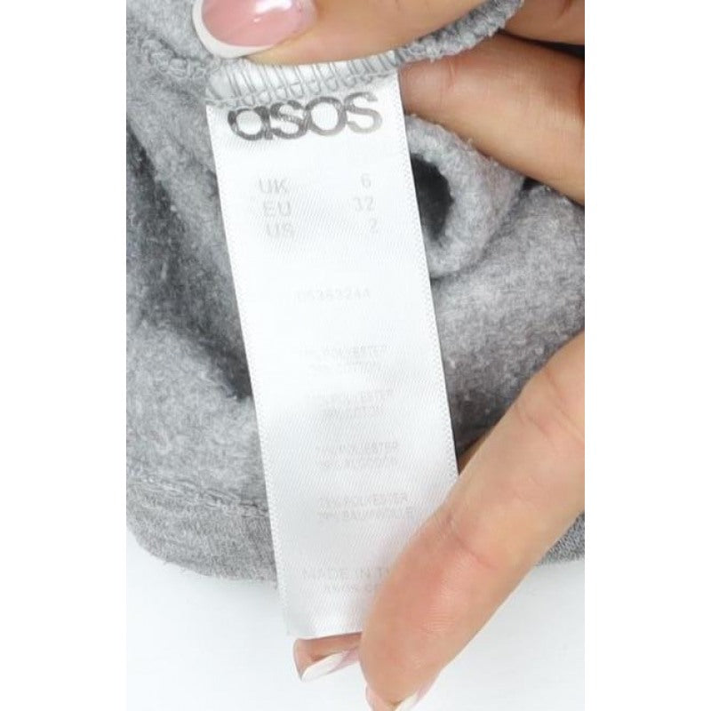 ASOS Women’s Grey Pingu Penguin Graphic Crew Neck Sweatshirt UK 6