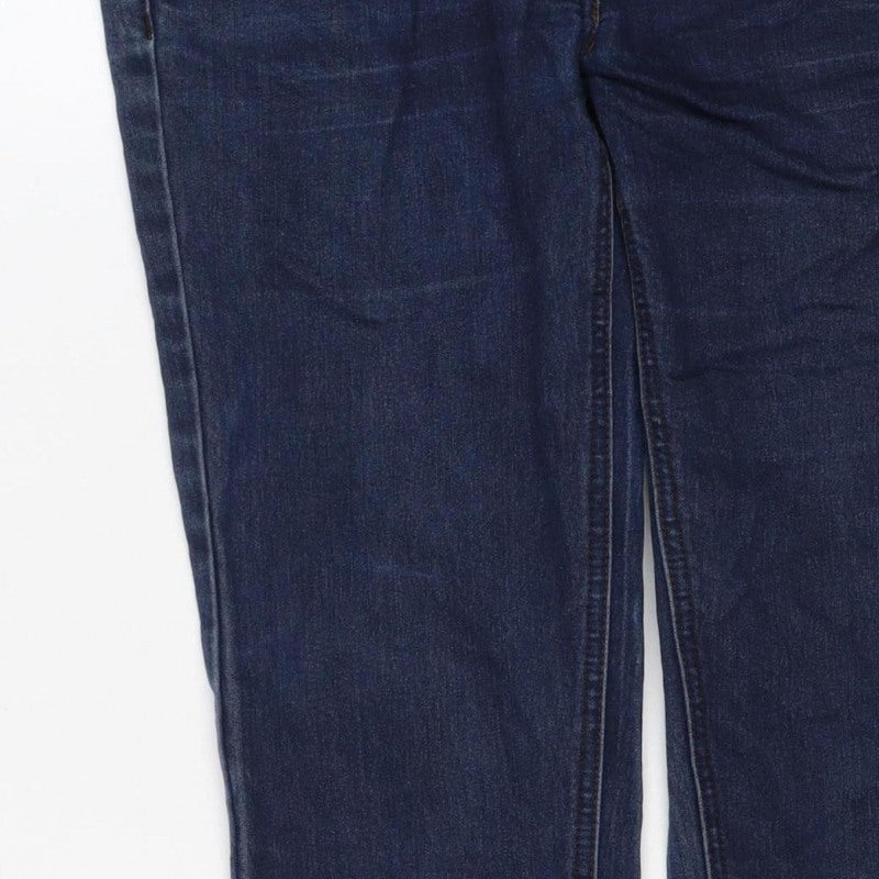 Next Women Blue UK 10 Skinny Stretch Dark Wash Denim Jeans