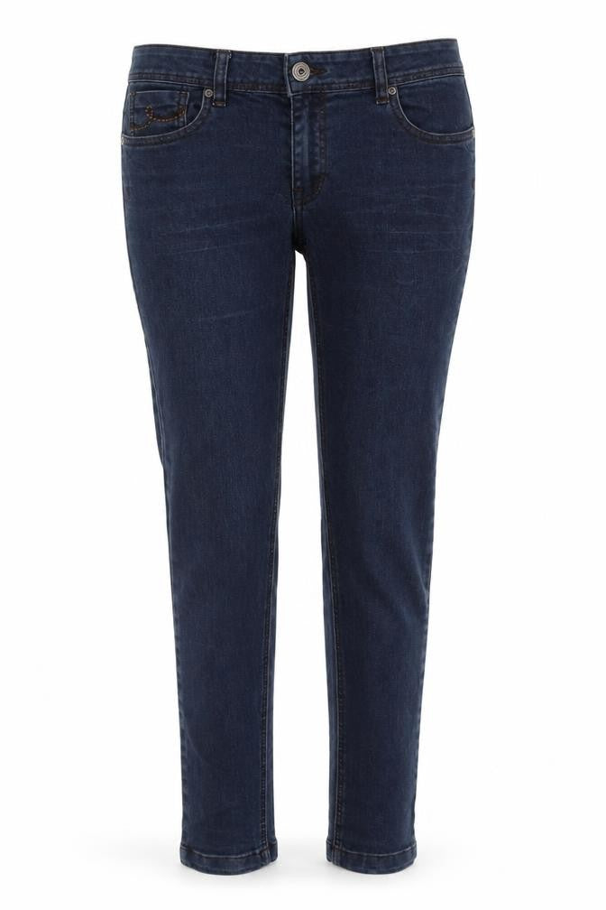 Next Women Blue UK 10 Skinny Stretch Dark Wash Denim Jeans