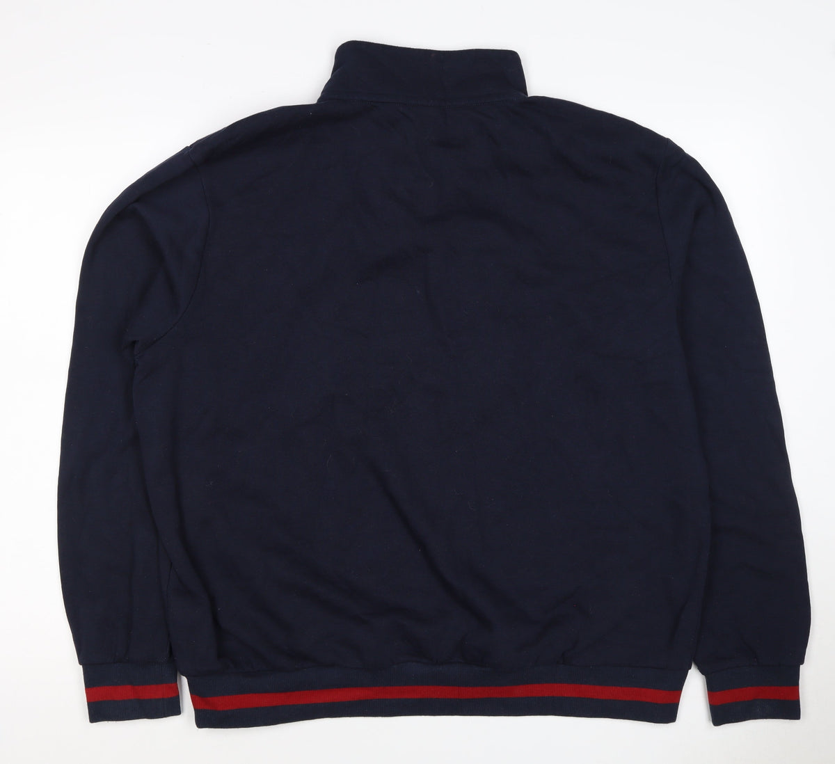 Aldi Mania Men’s Navy Large 1/4 Zip Logo Sweatshirt Limited Edition