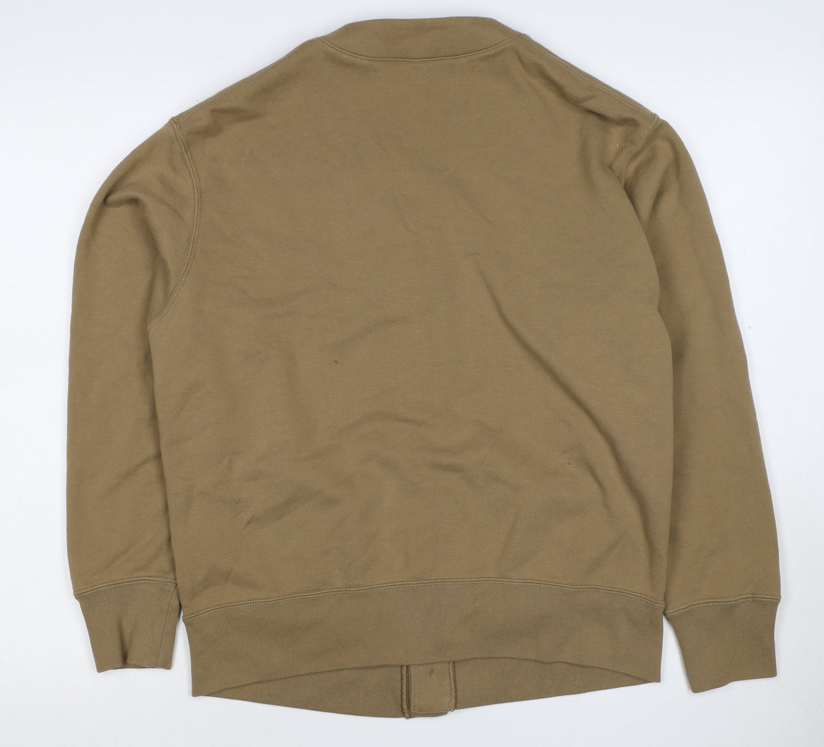 UNIQLO Men’s Brown M Button V-Neck Cardigan Sweatshirt Pockets