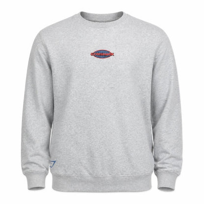 Gymshark Men Grey M Pullover Crew Neck Graphic Print Sweatshirt