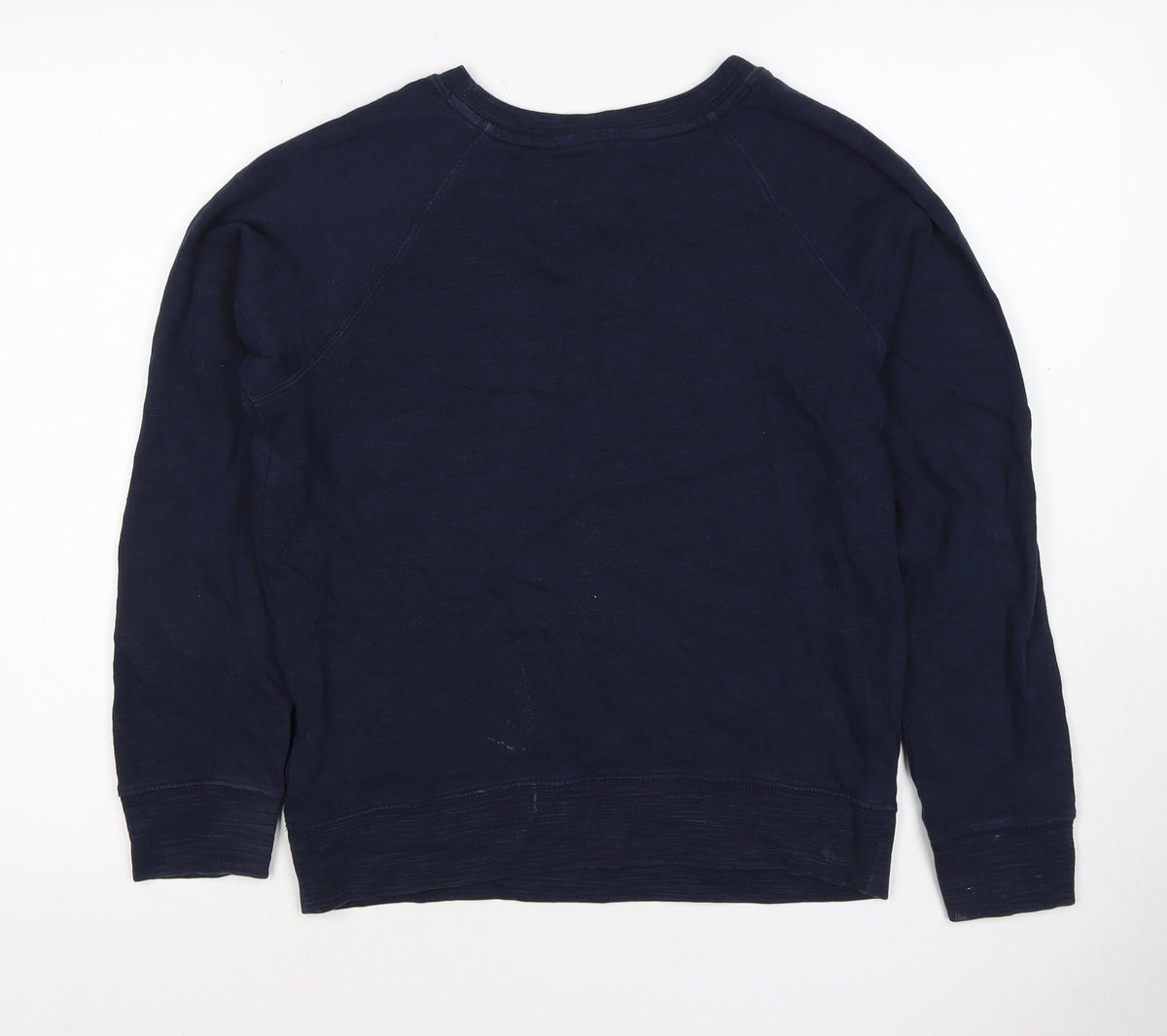 M&S Women’s Navy Los Angeles Cotton Raglan Sweatshirt UK 10