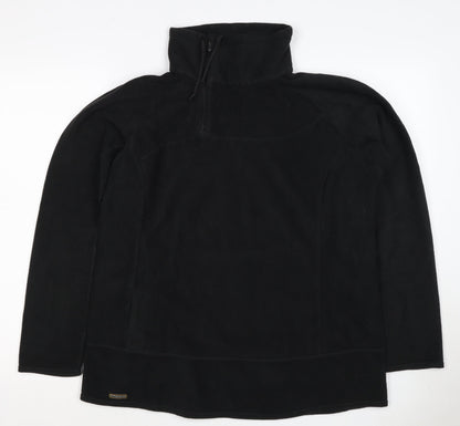 Columbia Titanium Unisex Adults Black XL 1/4 Zip Fleece Sweatshirt