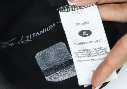 Columbia Titanium Unisex Adults Black XL 1/4 Zip Fleece Sweatshirt