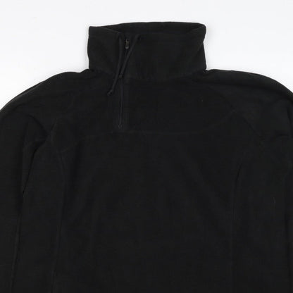 Columbia Titanium Unisex Adults Black XL 1/4 Zip Fleece Sweatshirt