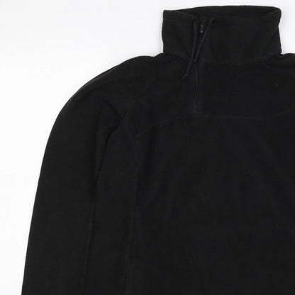 Columbia Titanium Unisex Adults Black XL 1/4 Zip Fleece Sweatshirt