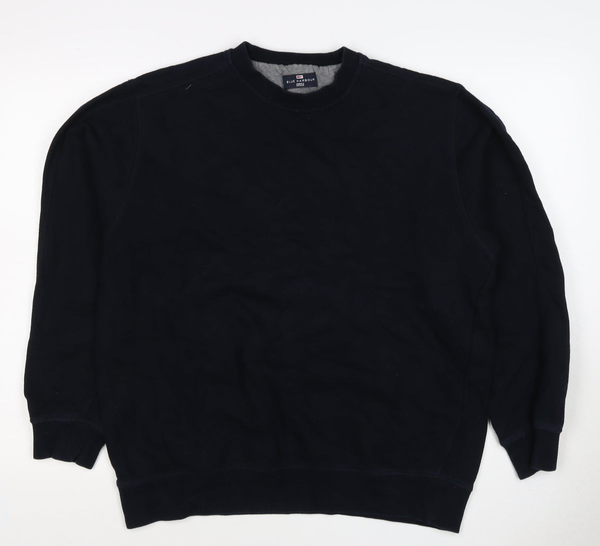 Marks and Spencer Blue Harbour Men’s Blue XL Crew Neck Sweatshirt