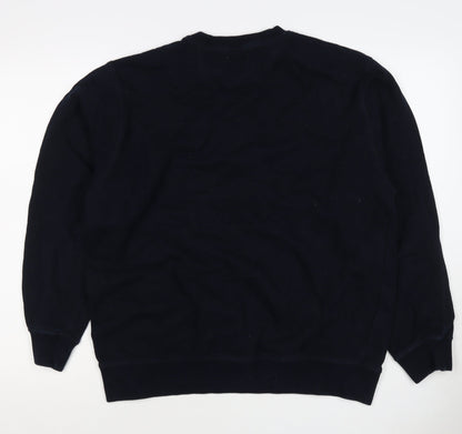 Marks and Spencer Blue Harbour Men’s Blue XL Crew Neck Sweatshirt