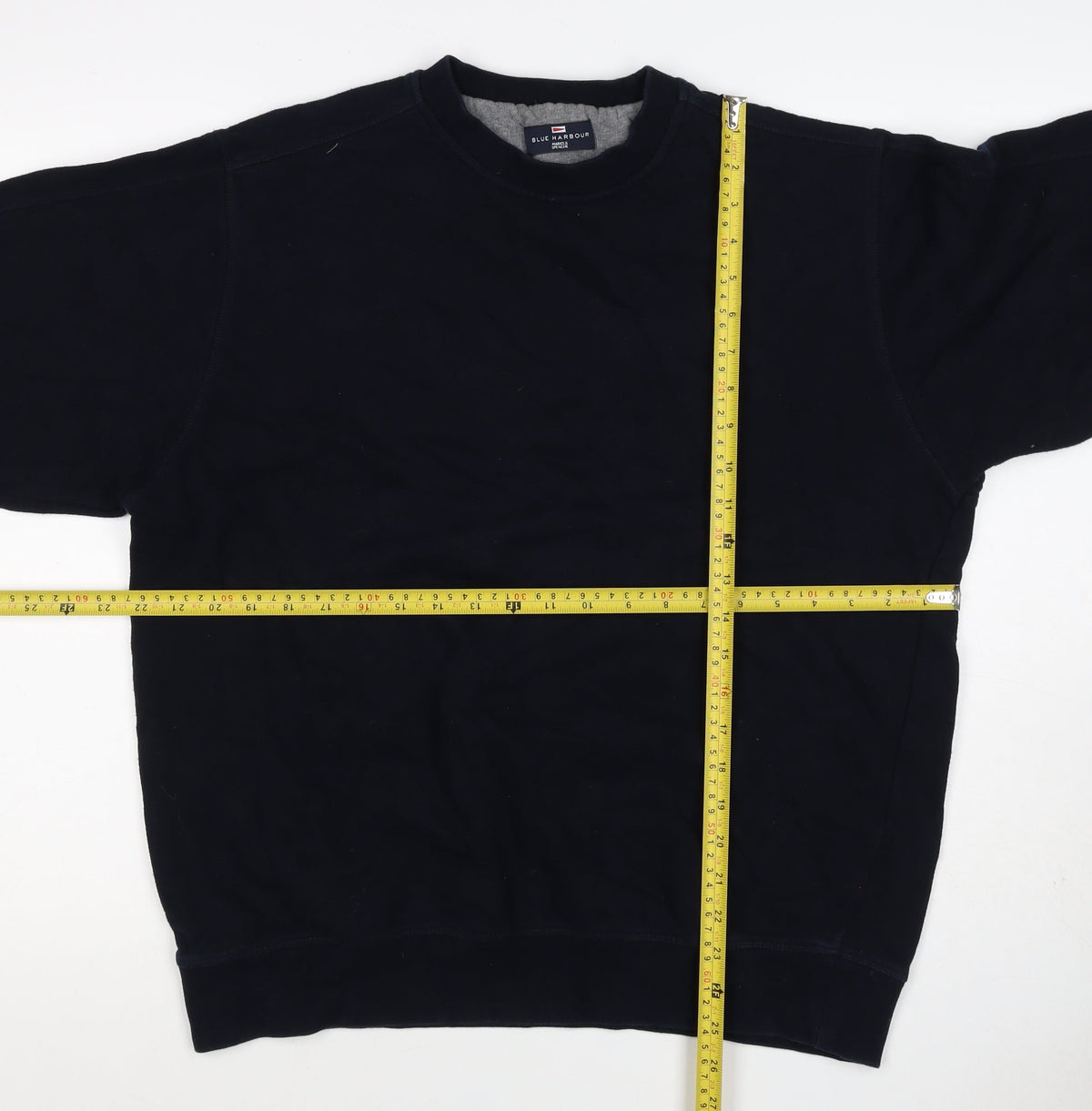 Marks and Spencer Blue Harbour Men’s Blue XL Crew Neck Sweatshirt