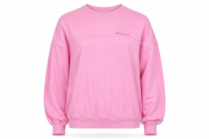 Strand Nabils Women Pink M West Coast Club Embroidered Crew Sweatshirt