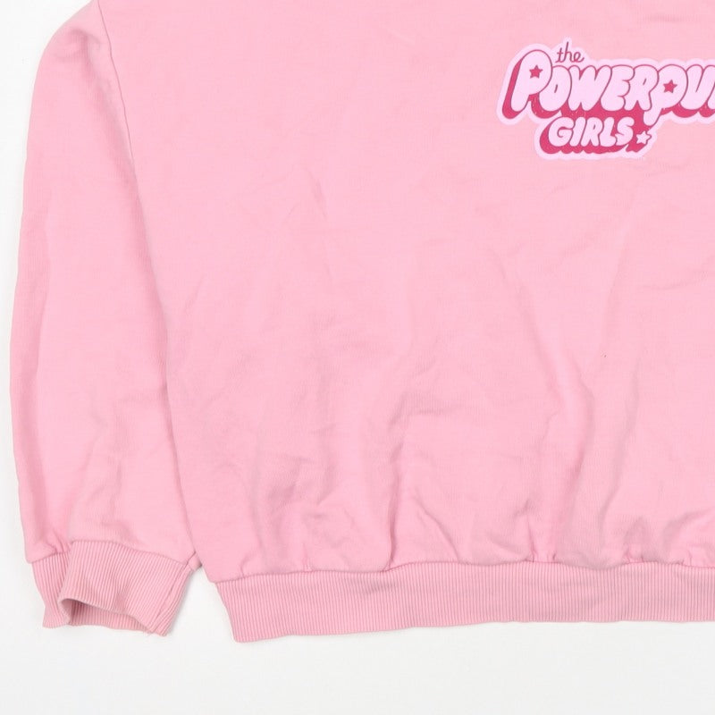 George Women’s Pink UK 22 Powerpuff Girls Graphic Pullover Sweatshirt