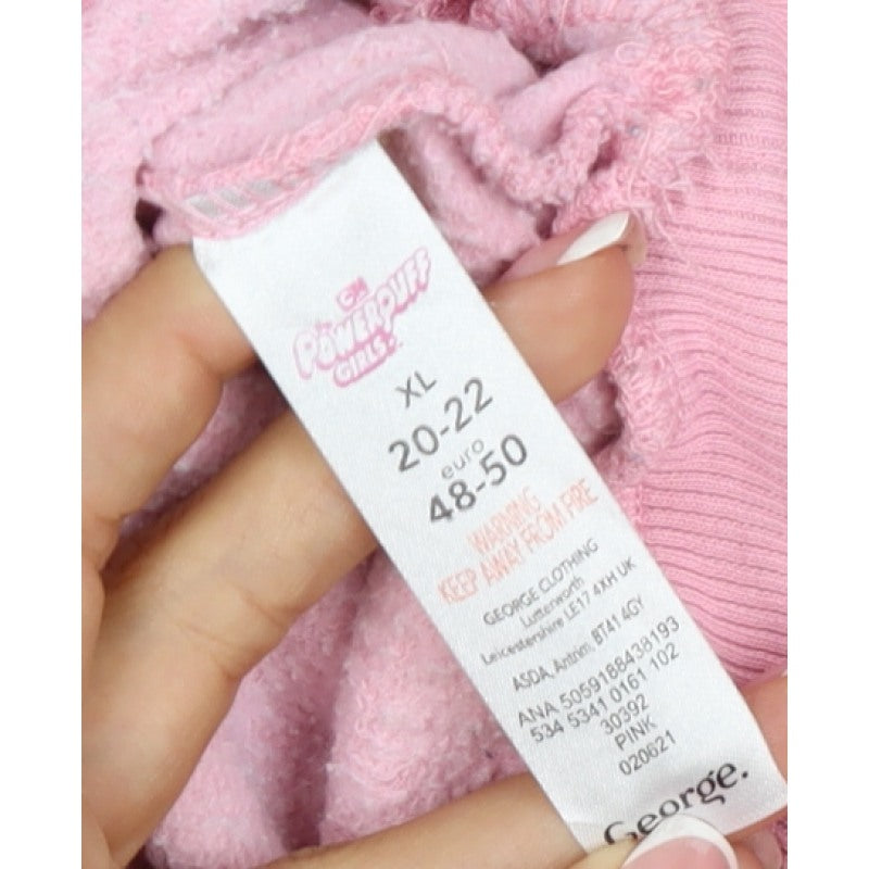George Women’s Pink UK 22 Powerpuff Girls Graphic Pullover Sweatshirt