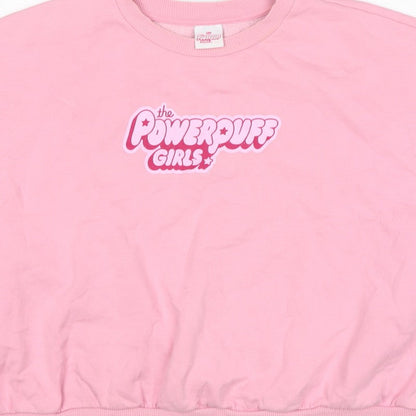 George Women’s Pink UK 22 Powerpuff Girls Graphic Pullover Sweatshirt