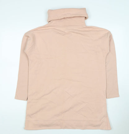 Gymshark Women’s Pink S Cowl Neck Drawstring Tunic Sweatshirt
