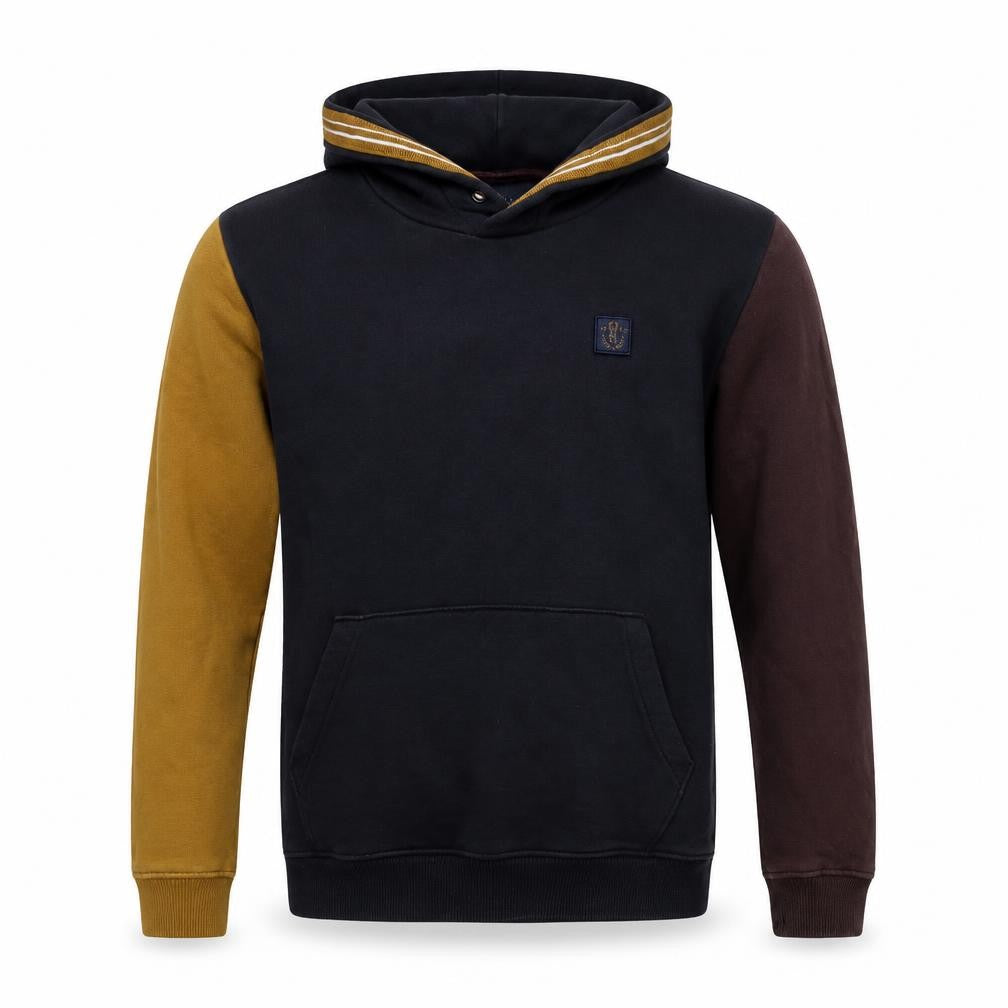 Next Men’s Multicoloured M Pullover Hoodie Colour Block Logo