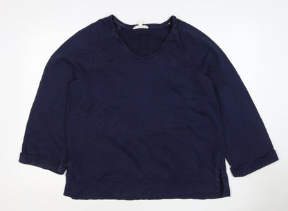 Per Una Women's Navy Blue M Pullover Sweatshirt Raglan
