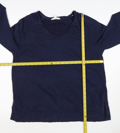 Per Una Women's Navy Blue M Pullover Sweatshirt Raglan