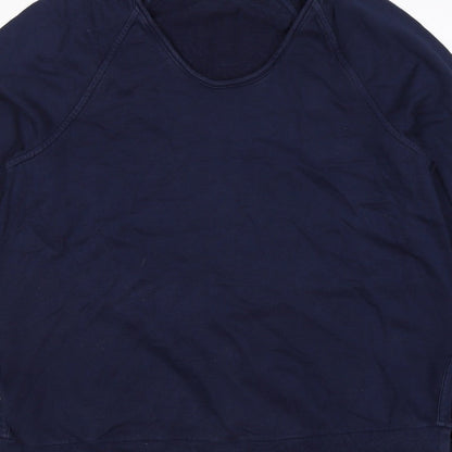 Per Una Women's Navy Blue M Pullover Sweatshirt Raglan