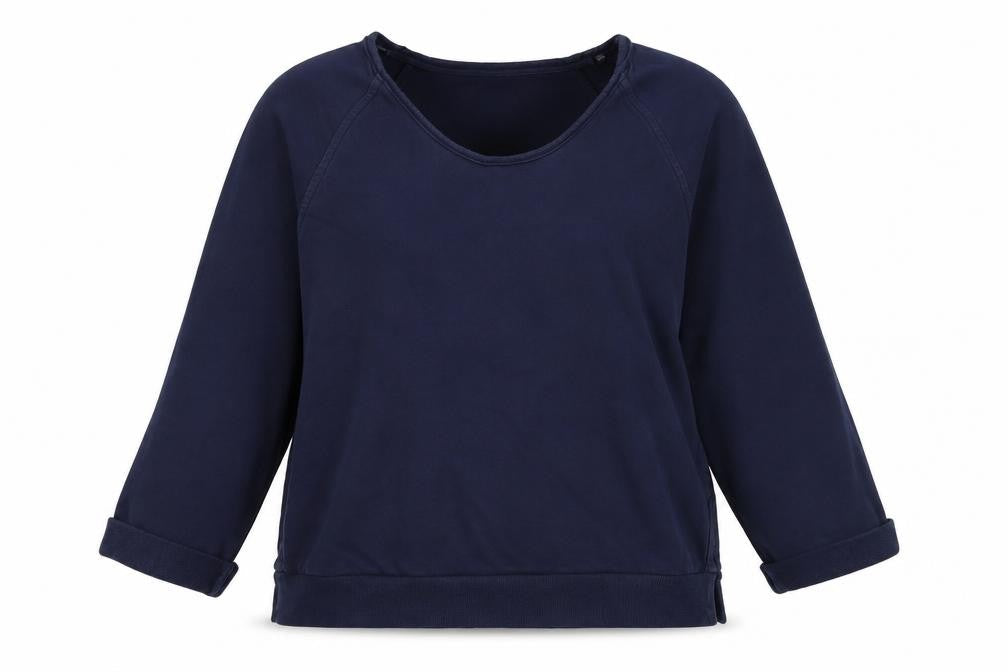 Per Una Women's Navy Blue M Pullover Sweatshirt Raglan