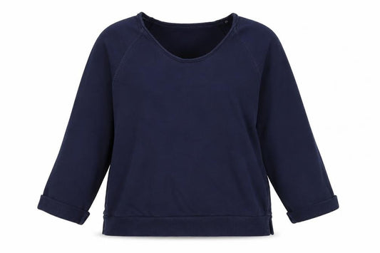 Per Una Women's Navy Blue M Pullover Sweatshirt Raglan
