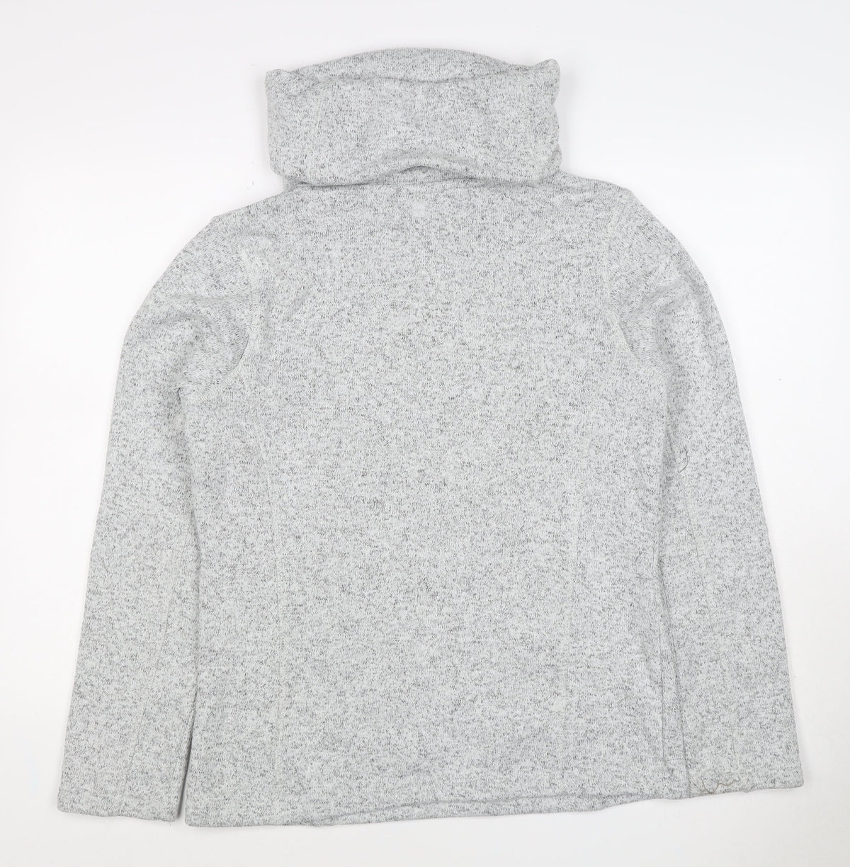 Mountain Warehouse Women Grey UK 12 Pullover Cowl Neck Fleece Sweatshirt