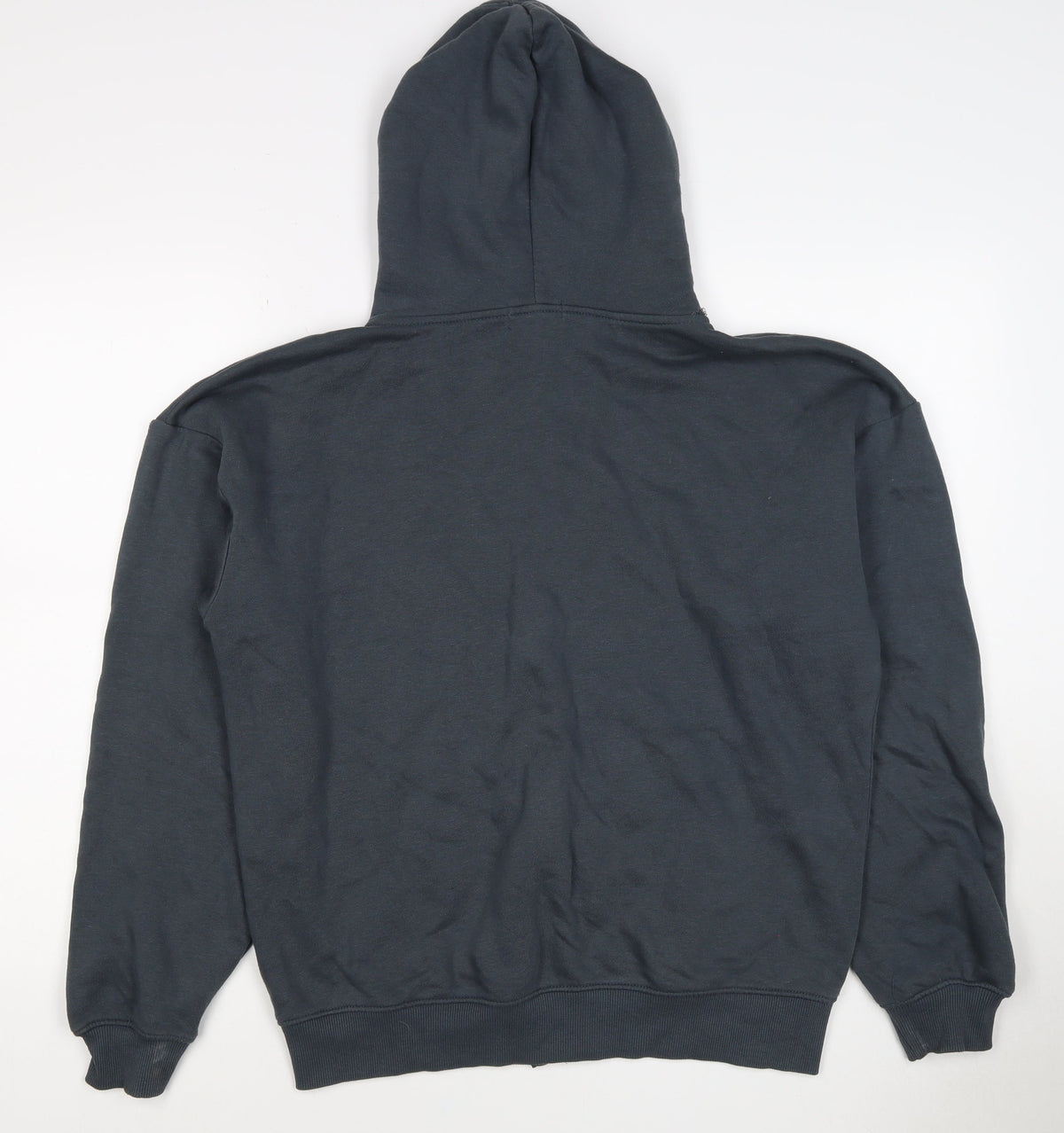 PrettyLittleThing Women Black XS Full Zip Hooded Fleece Hoodie Pockets