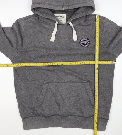 Soulcal & Co Men Grey 2XL Pullover Hoodie Logo Kangaroo Pocket