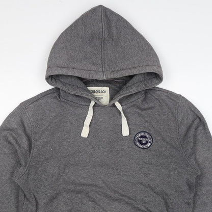 Soulcal & Co Men Grey 2XL Pullover Hoodie Logo Kangaroo Pocket
