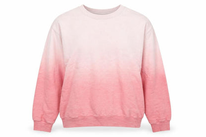 Marks & Spencer Women Pink Ombre M Pullover Crew Neck Sweatshirt