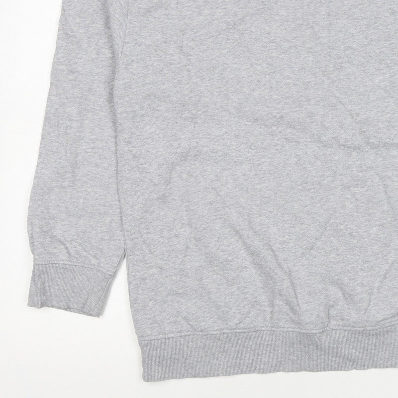 Marks and Spencer Women Grey Size 16 Crew Neck Pullover Sweatshirt