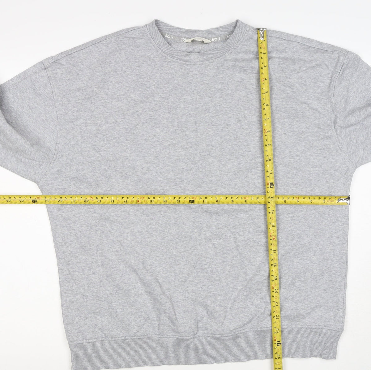 Marks and Spencer Women Grey Size 16 Crew Neck Pullover Sweatshirt