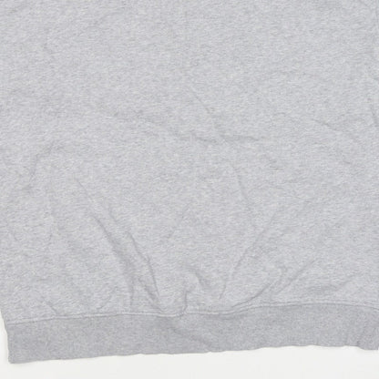 Marks and Spencer Women Grey Size 16 Crew Neck Pullover Sweatshirt
