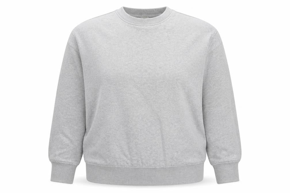 Marks and Spencer Women Grey Size 16 Crew Neck Pullover Sweatshirt
