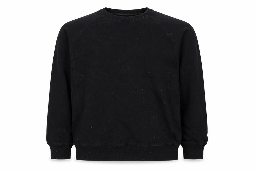 Soulland Men’s Black L Crew Neck Pullover Sweatshirt Logo