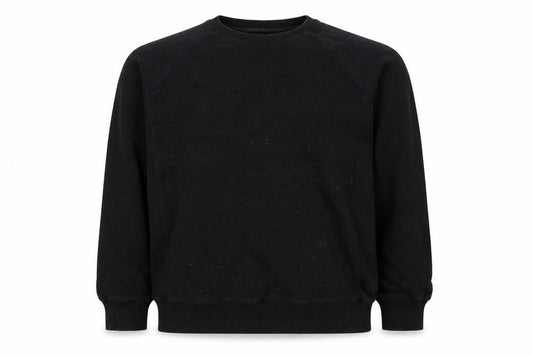 Front view of Soulland Men’s Black L Crew Neck Pullover Sweatshirt Logo