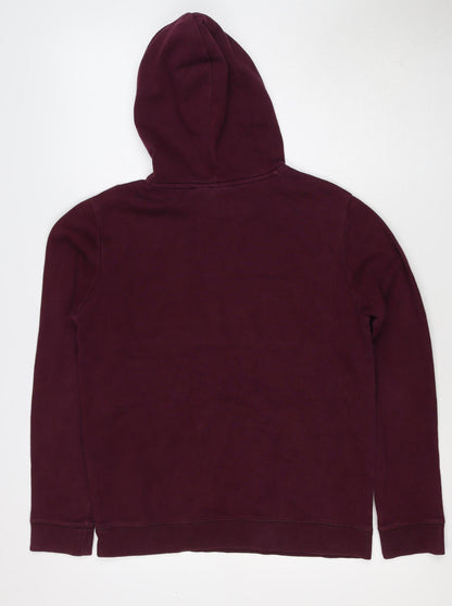 Under Armour Boys Purple XL ColdGear Logo Pullover Hoodie