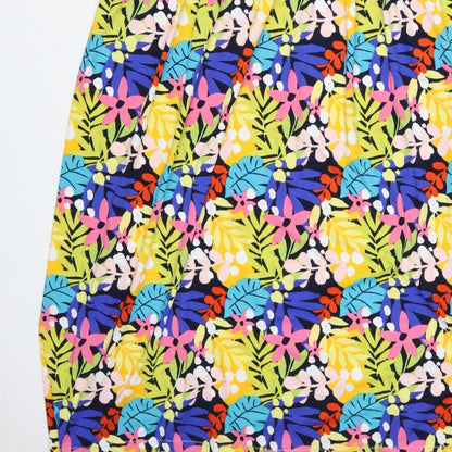 Studio Women’s Multicoloured Floral Midi A-Line Dress Size 24