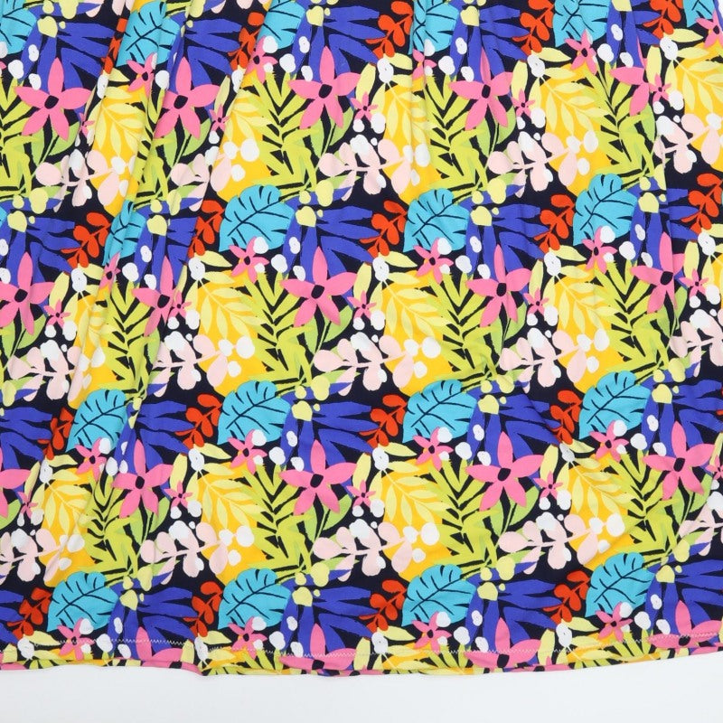 Studio Women’s Multicoloured Floral Midi A-Line Dress Size 24