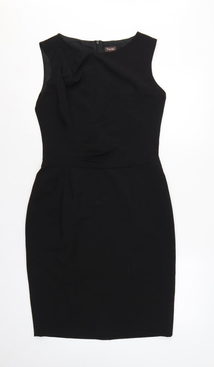 Phase Eight Women Black UK 12 Pencil Dress Sleeveless Formal