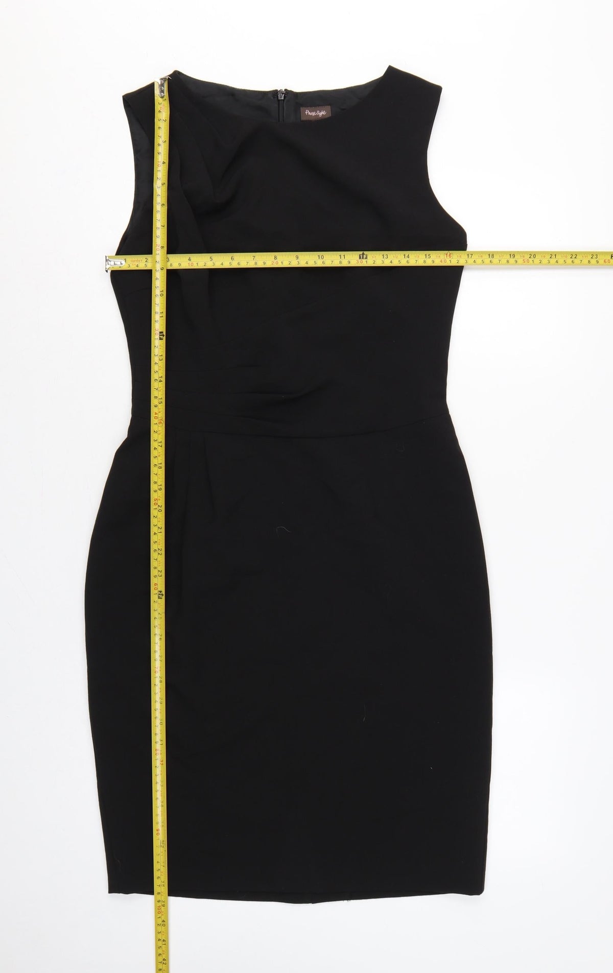 Phase Eight Women Black UK 12 Pencil Dress Sleeveless Formal