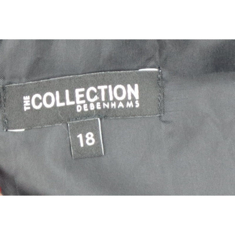 The Collection Debenhams Women Black White UK 18 Shift Dress Layered