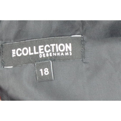 The Collection Debenhams Women Black White UK 18 Shift Dress Layered