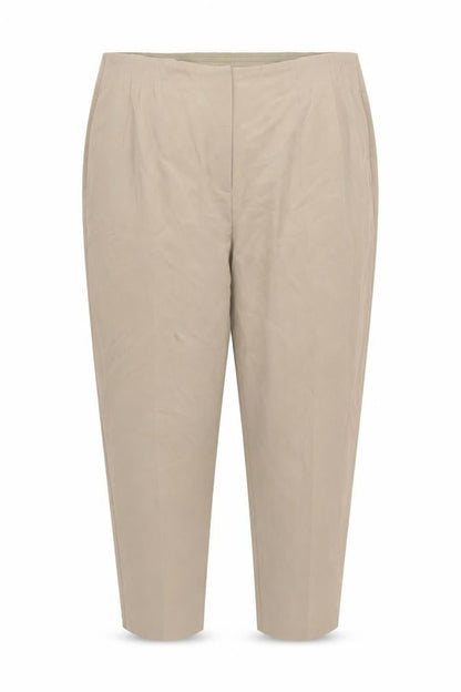 Marks & Spencer Women Beige Size 22 Regular Tapered Smart Trousers