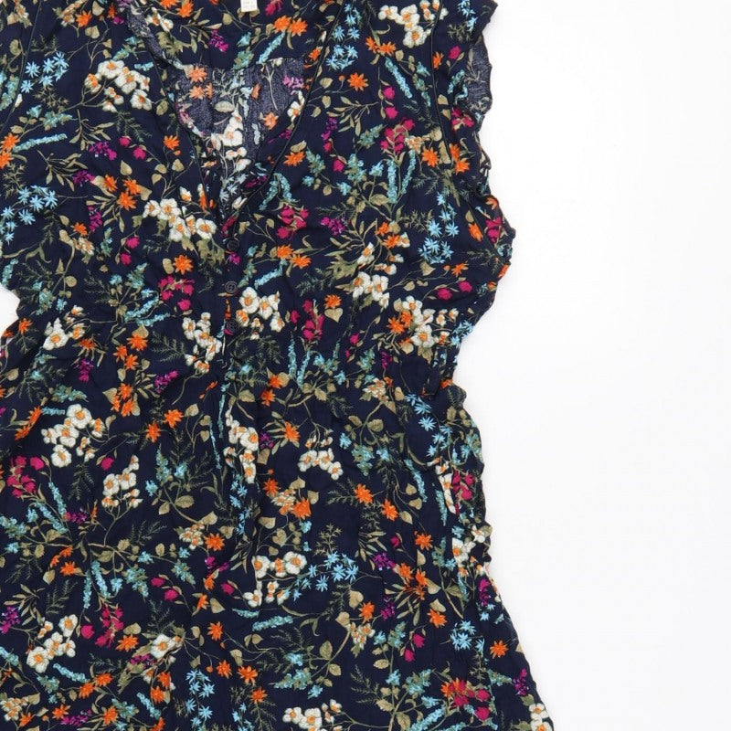Apricot Women Multicoloured Floral UK 14 Fit & Flare Chiffon Dress