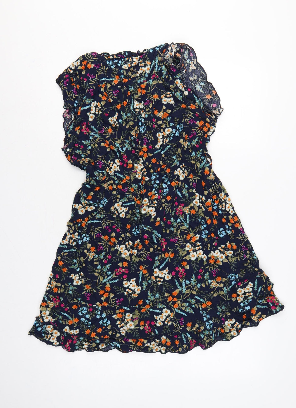 Apricot Women Multicoloured Floral UK 14 Fit & Flare Chiffon Dress